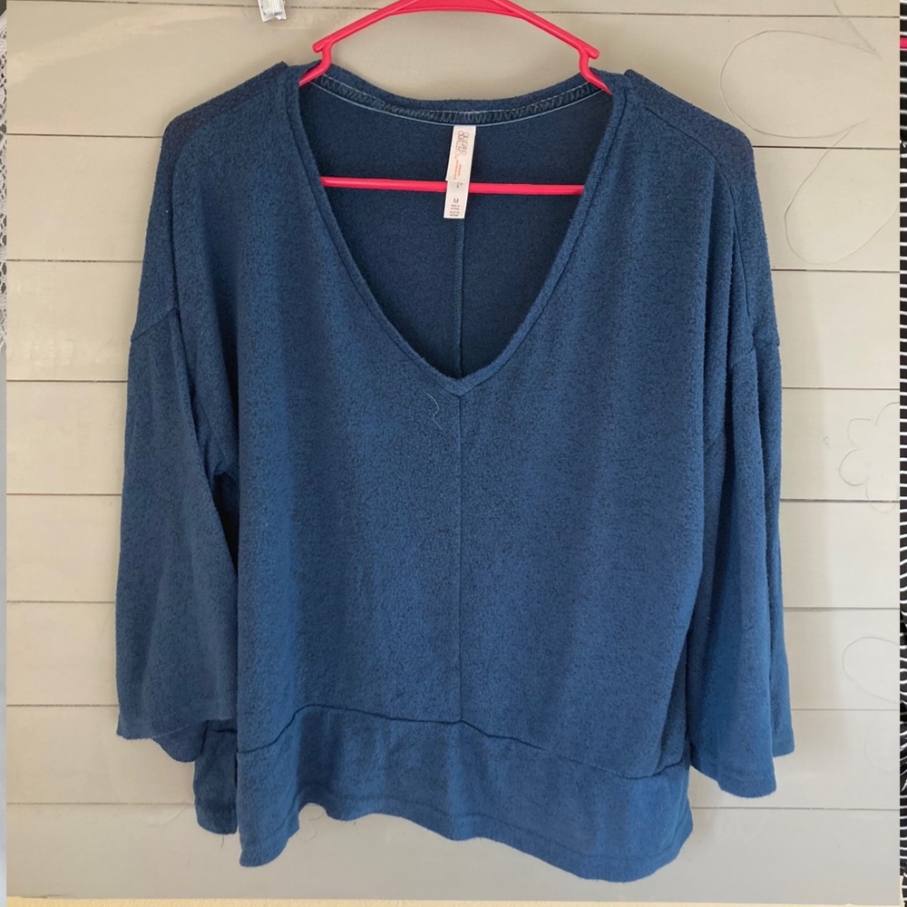 Dark teal lightweight blouse size medium.